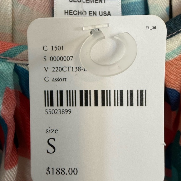 Corey Lynn Calter Free People Lola top Capri Print Small NWT - Picture 7 of 10